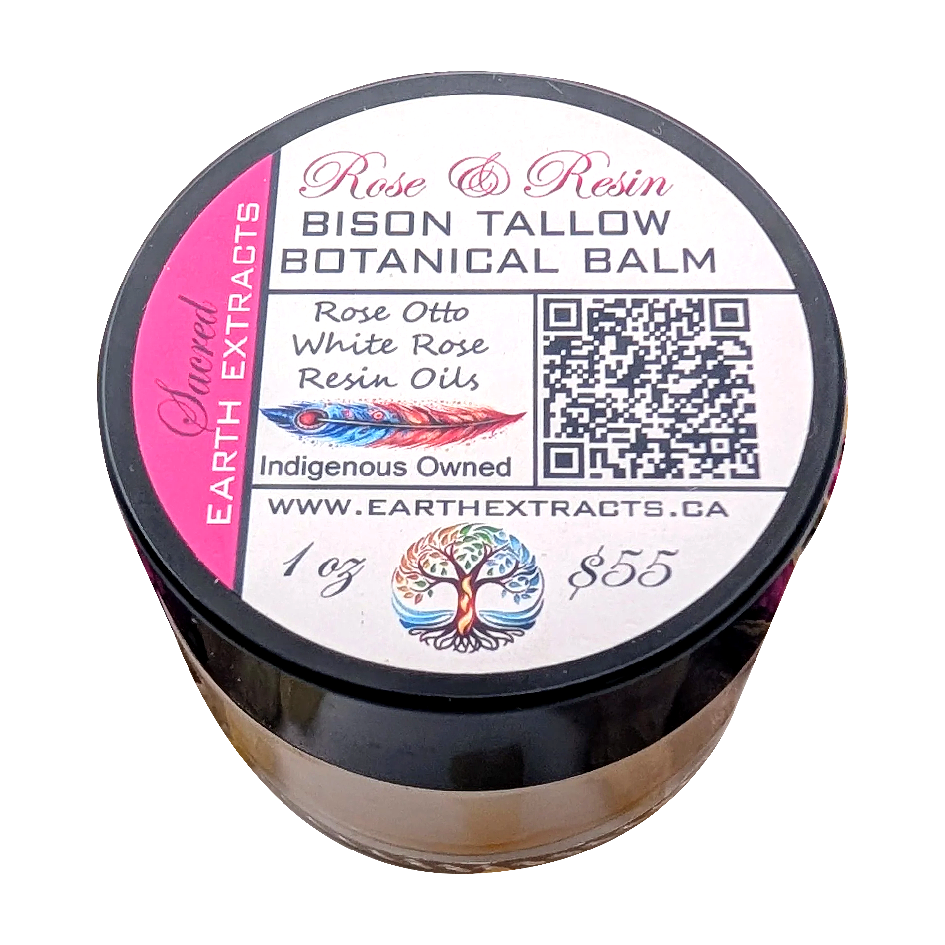 Earth Extracts Rose & Resin Botanical Tallow Balm
